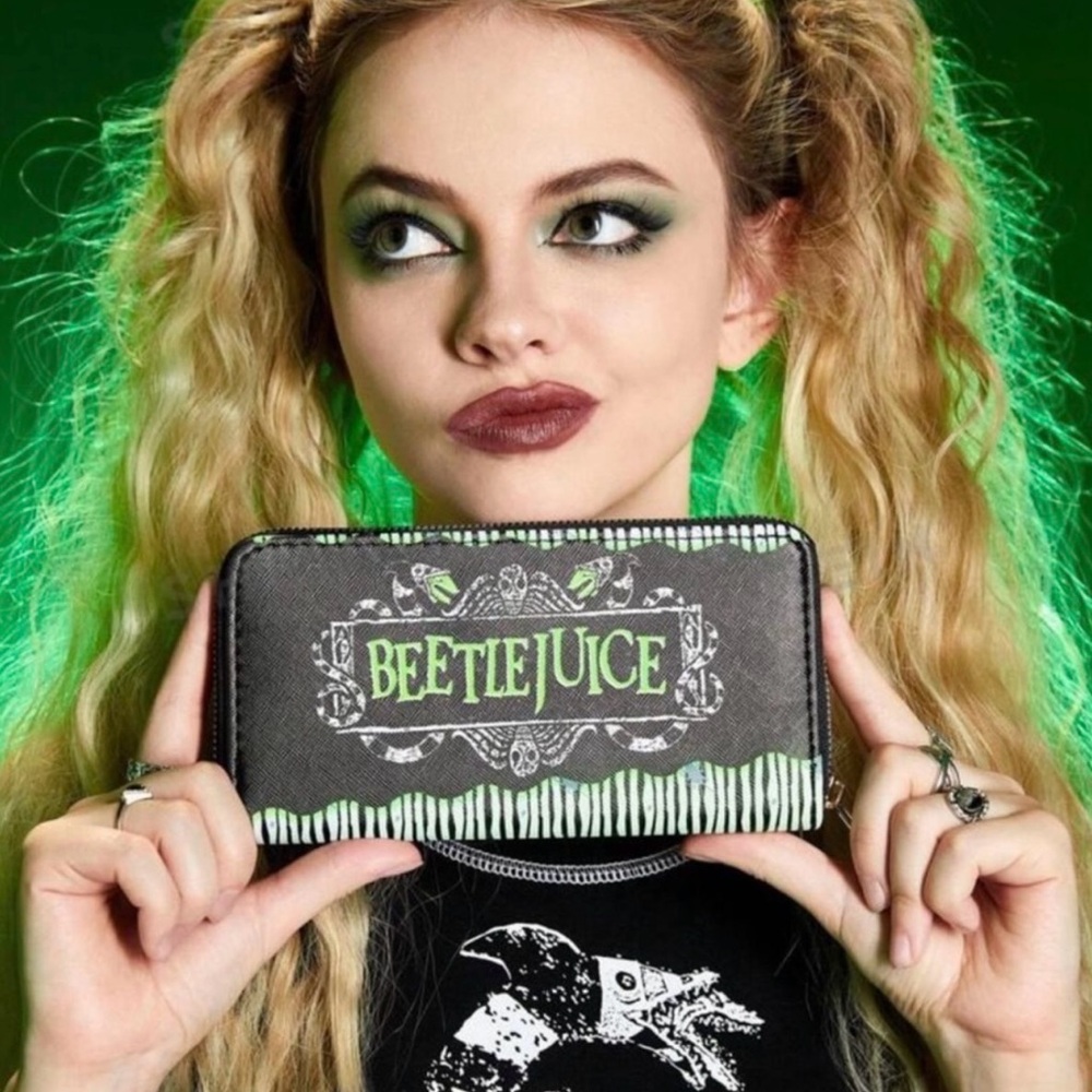 Beetlejuice Long Wallet Womens NEW Halloween Tim Burton Nightmare